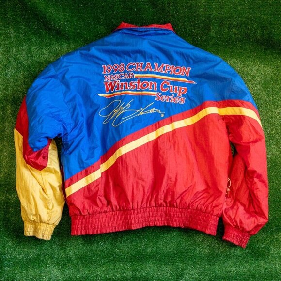 JEFF GORDON VINTAGE CHASE AUTHENTIC 1998 NASCAR WINSTON CUP CHAMP BOMBER SIZE XL - Picture 6 of 8